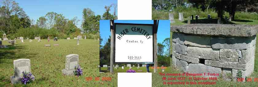 View of Hiser Cemetery