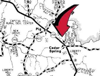 Cedar Springs Map