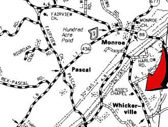 Ladies Chapel Uniter Methodist Church, Whickerville Map